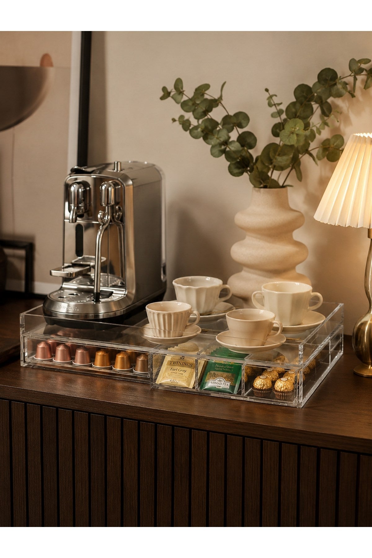 Memonza-Belmond Şeffaf Düzenleyici Kahve İstasyonu-Mutfak Gereçleri-4-roqelvaxirum.shop