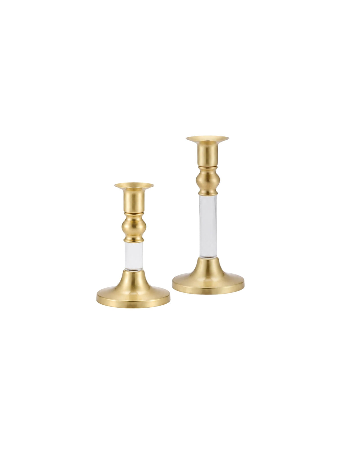 Memonza-Clarion Pirinç Şamdan Takımı, 2'li-Mumluk & Şamdan-1-roqelvaxirum.shop