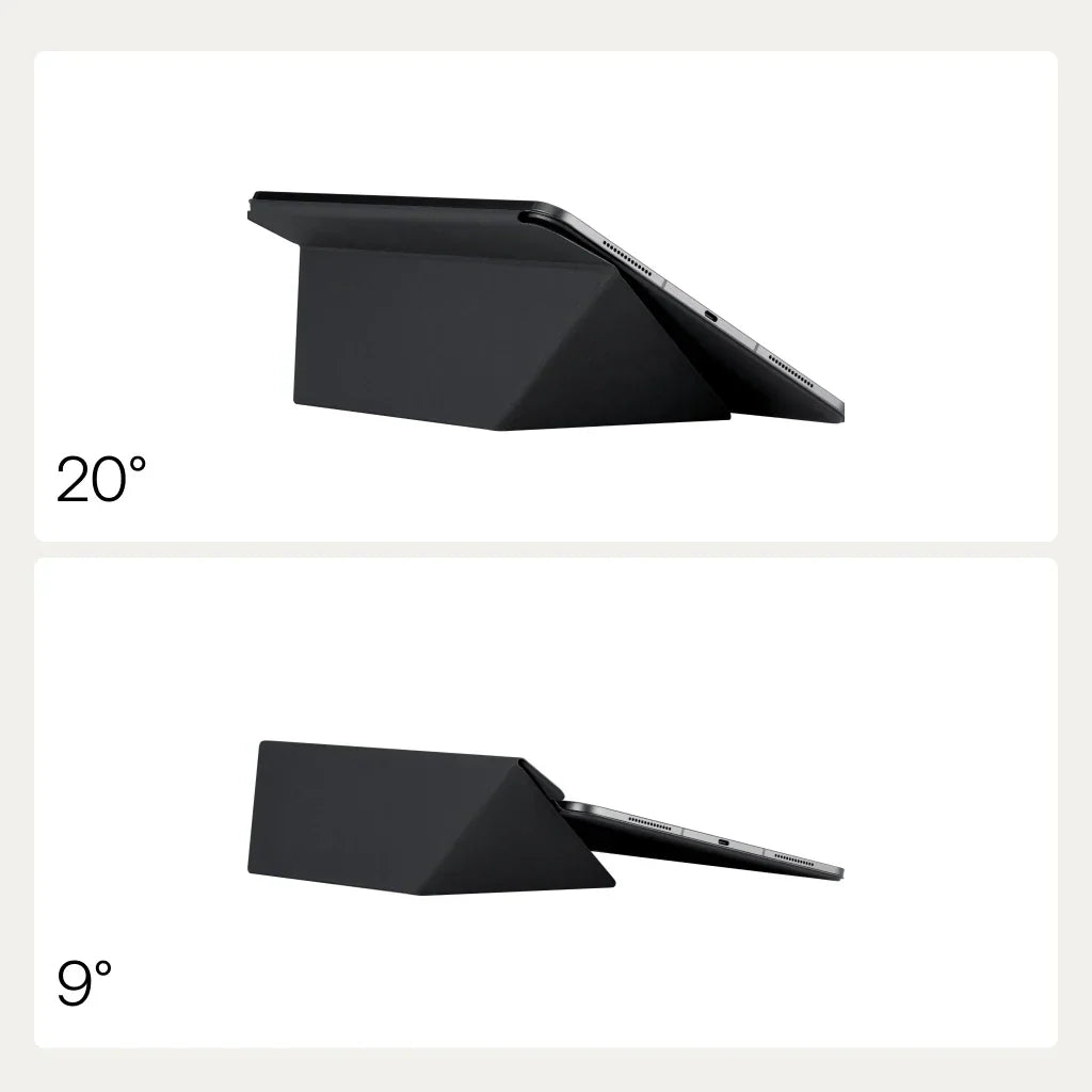 Ipad Pro 13 M5 / M4 Kılıf Folio 3 Siyah, Kalem Bölmeli Standlı