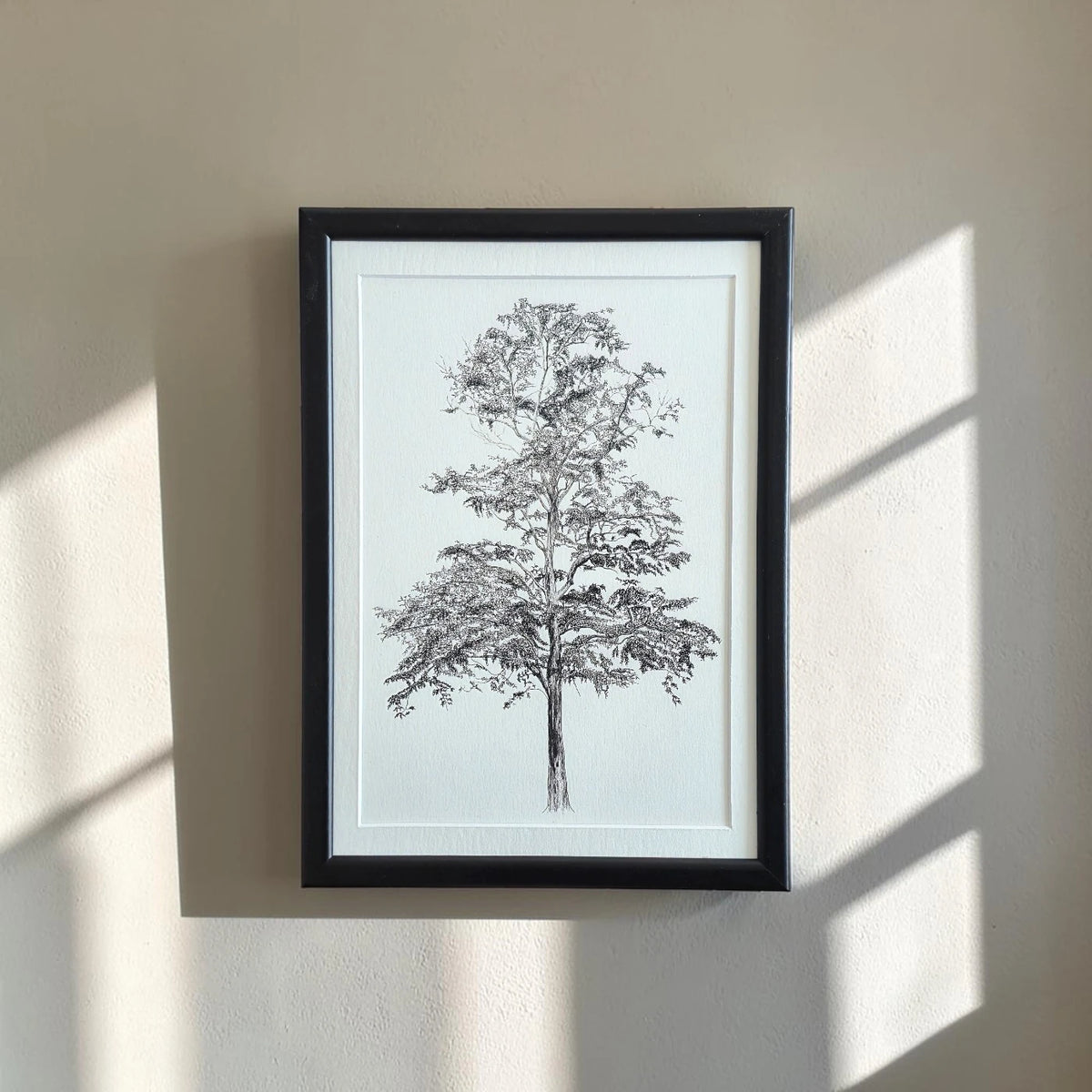 Ağaç Teknik Kalem Fine Art Baskı