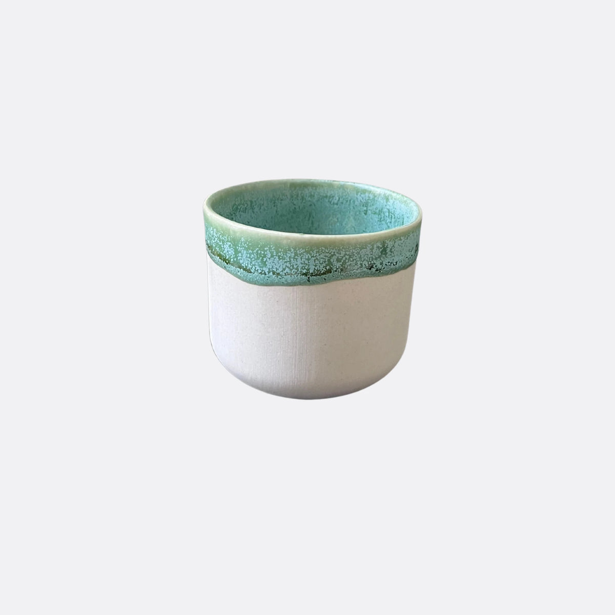 Azure Stoneware Tombul Mug