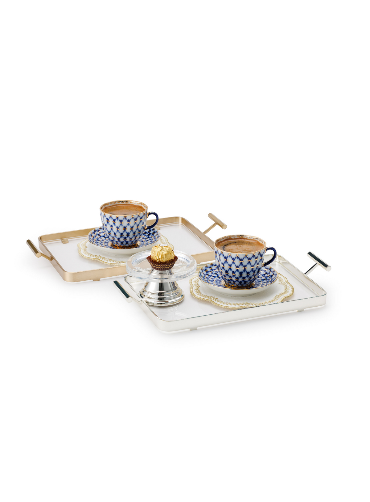 Memonza-Montere Çerçeve Detaylı Gümüş Tepsi, Small, Şeffaf-Tepsi-3-roqelvaxirum.shop