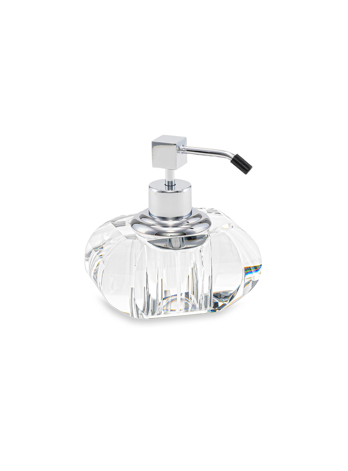 Memonza-Myra Kristal Banyo Core Set, 4 Parça, Gümüş-Banyo Düzenleyicileri-2-roqelvaxirum.shop