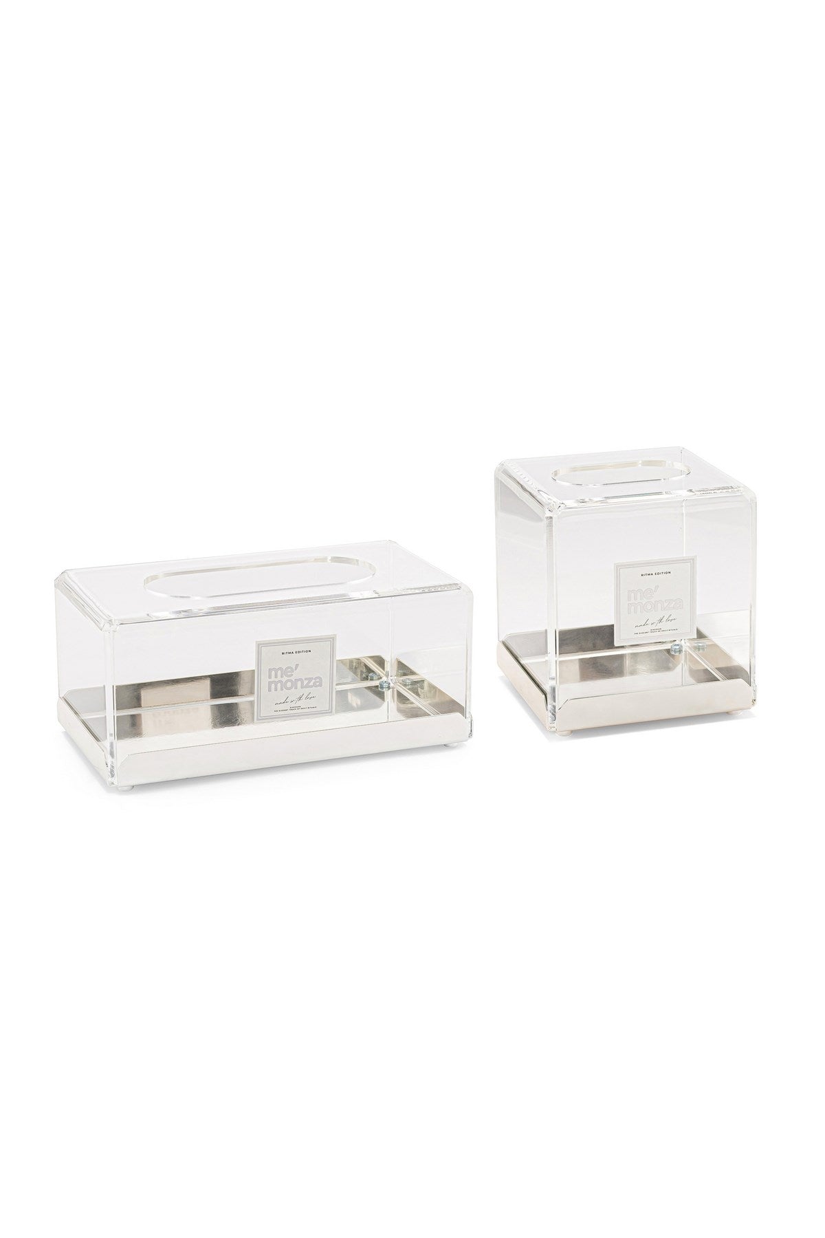 Memonza-Ritma Gümüş Çek-Al Peçetelik 2'li Set-Peçetelik-1-roqelvaxirum.shop