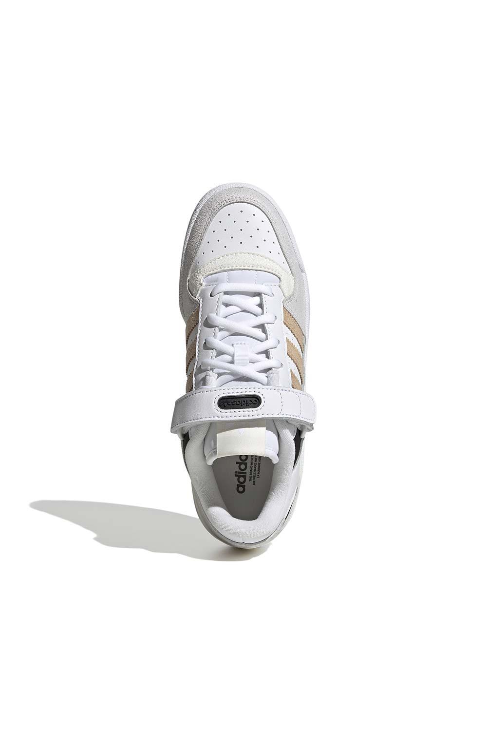 Adidas-Forum Low White/Magic Beige/Black-Sneakers-2-roqelvaxirum.shop