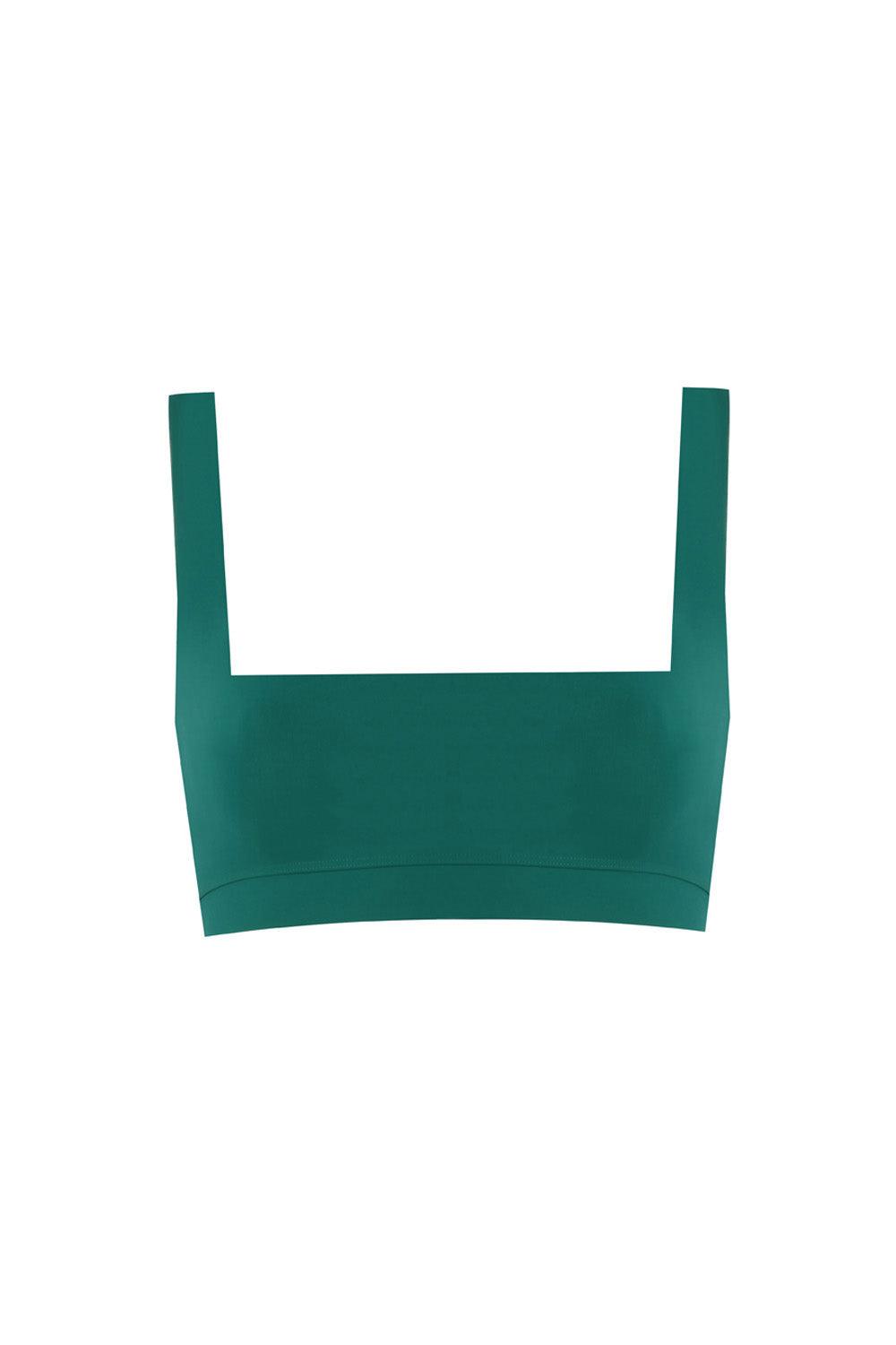 Anais & Margaux-Iris Emerald Green Sports Bra-Activewear-1-roqelvaxirum.shop