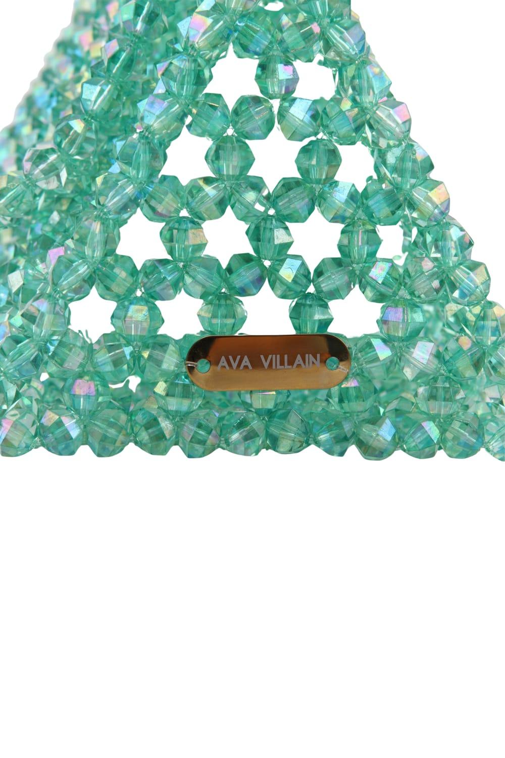 Ava Villain-Bite Boncuk Çanta Yeşil-El Çantası-6-roqelvaxirum.shop