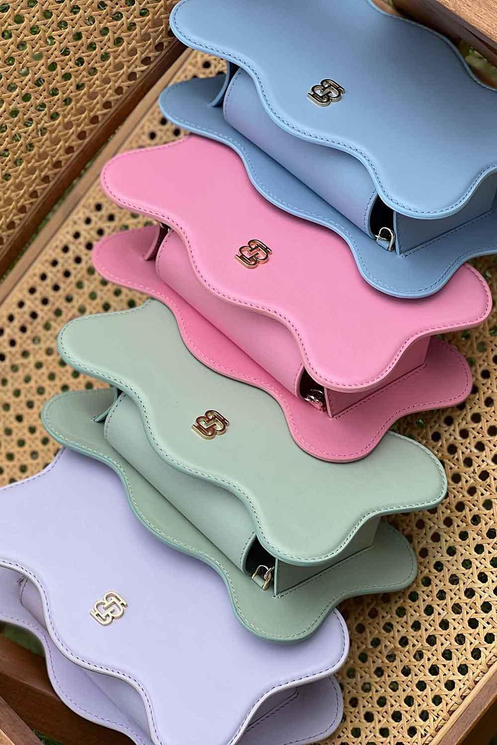 Bloomsbury-Leo Baguette Bag - Mavi-Omuz Çantası-4-roqelvaxirum.shop