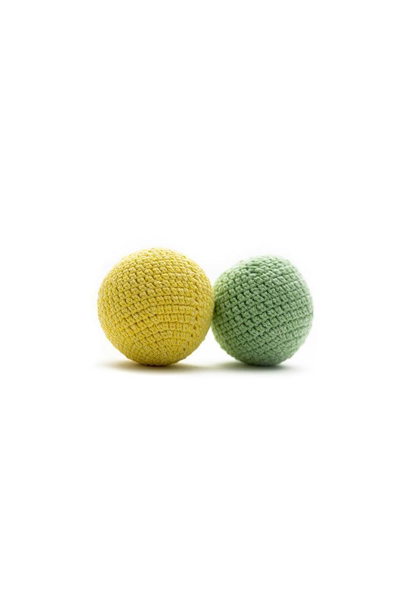 DU2-Oyuncak Top 2'li - Sarı & Yeşil-Köpek-1-roqelvaxirum.shop