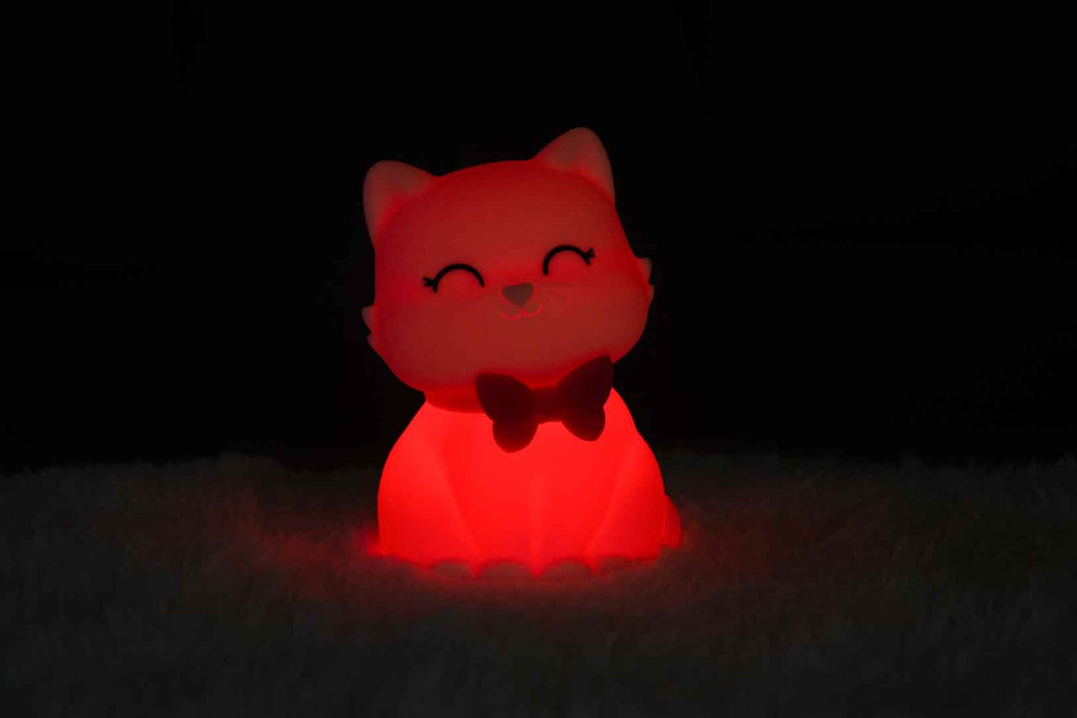 Dhink-Silikon Gece Lambası Kedi Tosh Beyaz-Gece Lambası-9-roqelvaxirum.shop