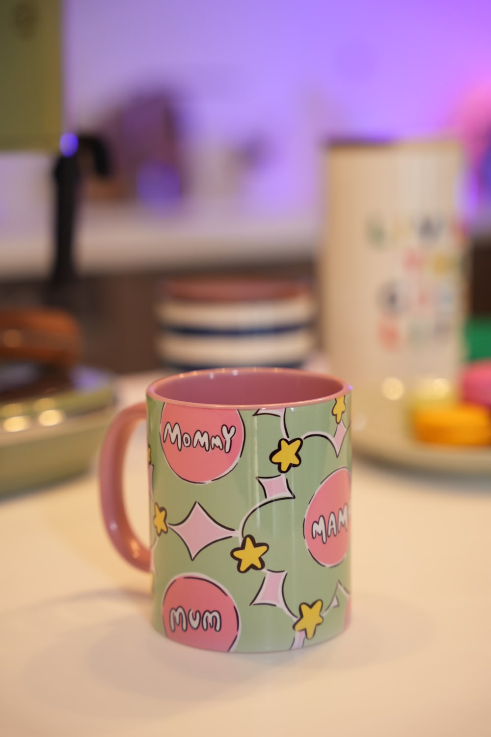 Hello Melody-Mama - Mommy - Mum Kupa-Bardak-1-roqelvaxirum.shop