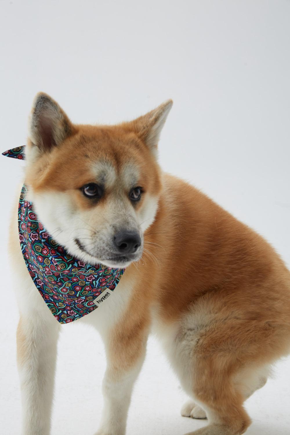 Hypet Fashion-Abstract Flowers Bandana-Köpek-3-roqelvaxirum.shop