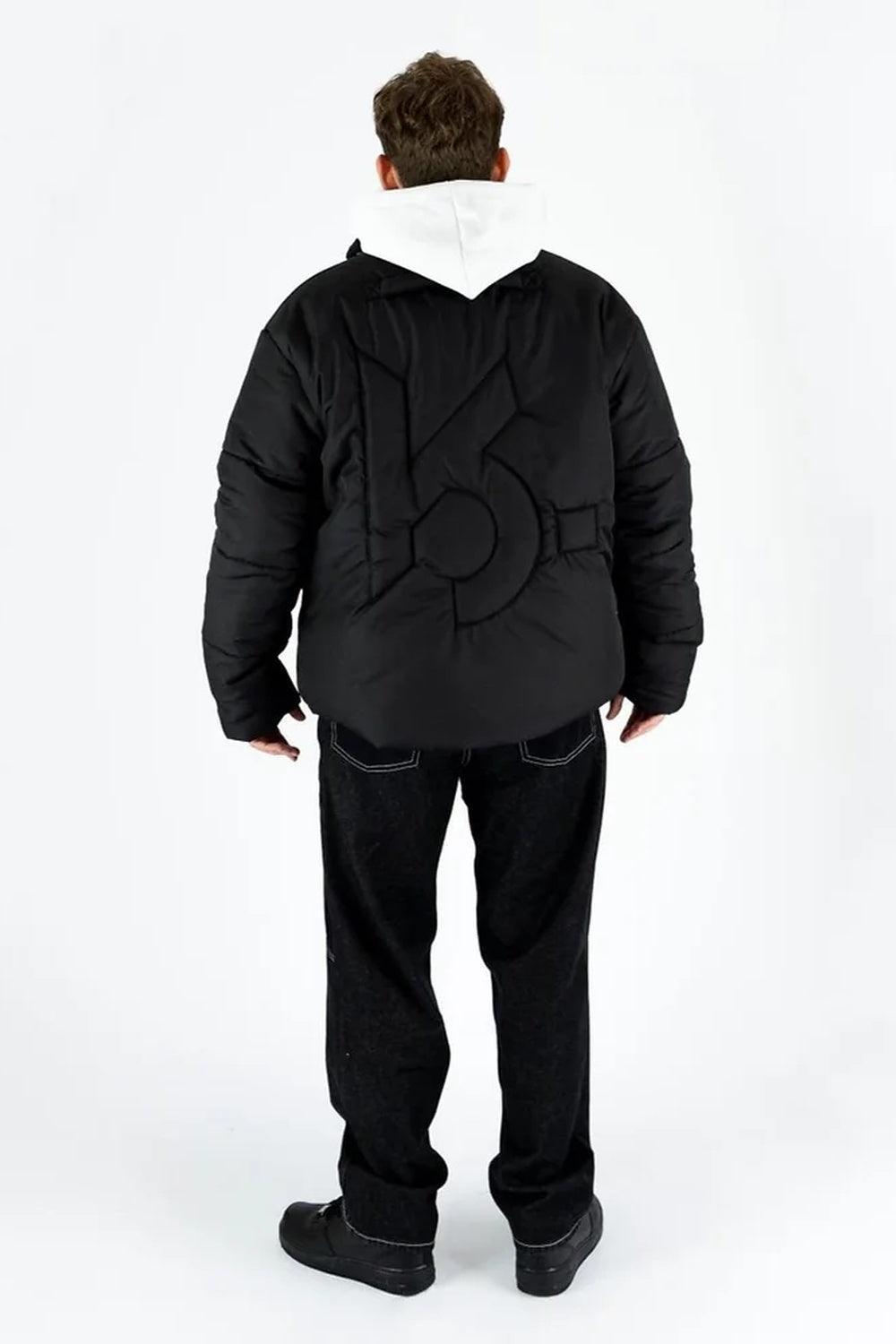 Kahshan-Black 'Puffart' Padded Puffer Jacket-Mont-2-roqelvaxirum.shop