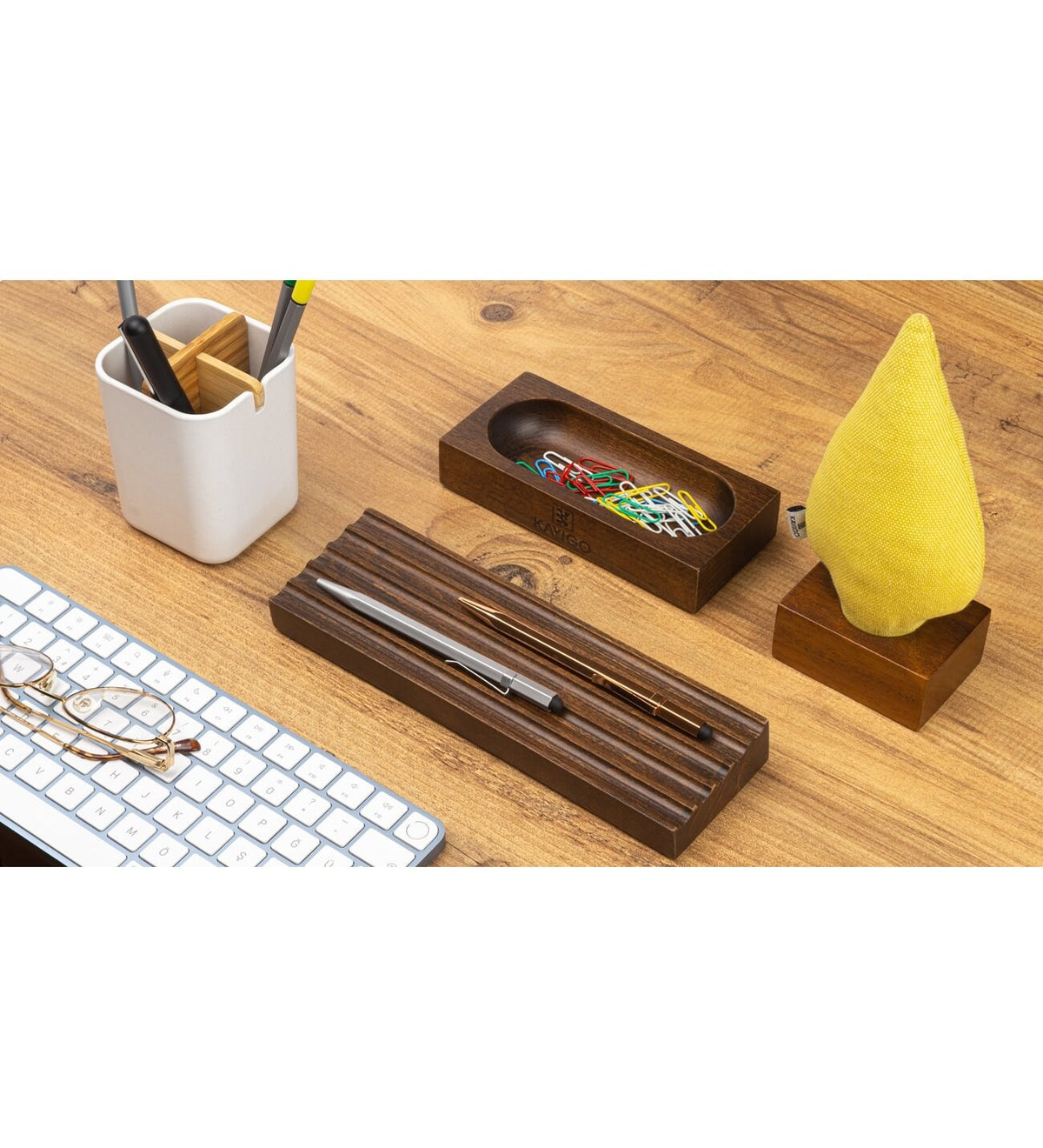 Kayigo-Lavanta Dolgulu Sarı Ladin Notluk-Masaüstü Organizer-3-roqelvaxirum.shop