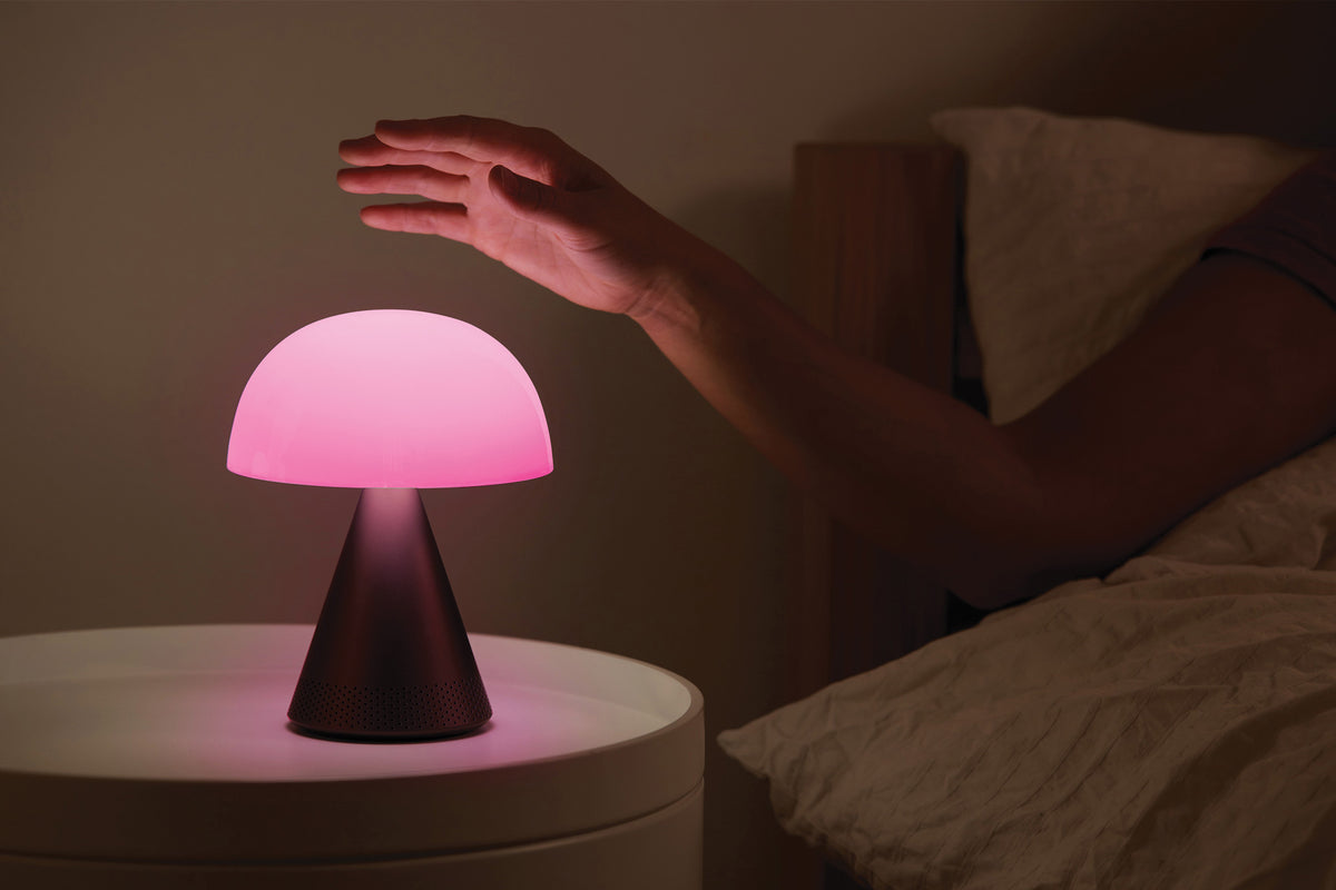 Lexon-Mina L Led Lamba Ve Bluetooth Hoparlör Metalik Gri-Led Lamba-7-roqelvaxirum.shop