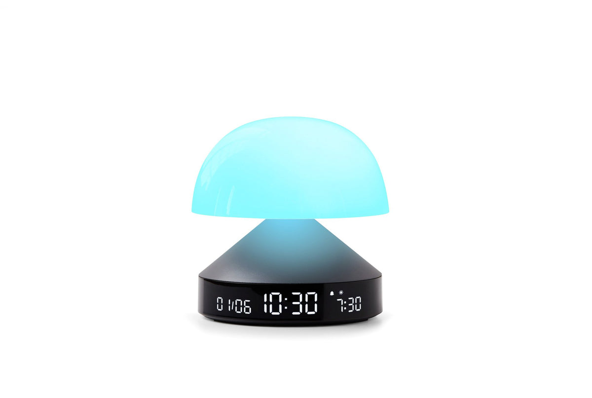 Lexon-Mina Sunrise Alarm Saatli Gün Işığı Simulatörü & Aydınlatma Metalik Gri-Masa Lambası-7-roqelvaxirum.shop