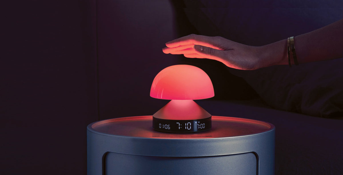 Lexon-Mina Sunrise Alarm Saatli Gün Işığı Simulatörü & Aydınlatma Metalik Gri-Masa Lambası-9-roqelvaxirum.shop