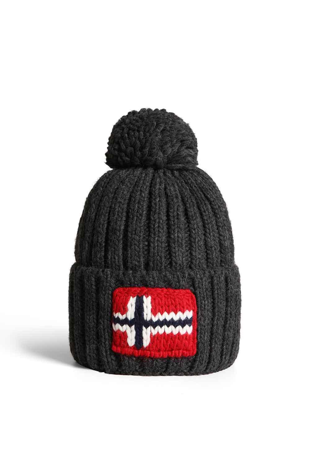 Napapijri-Semiury 5 Dark Grey Melange-Bere-1-roqelvaxirum.shop