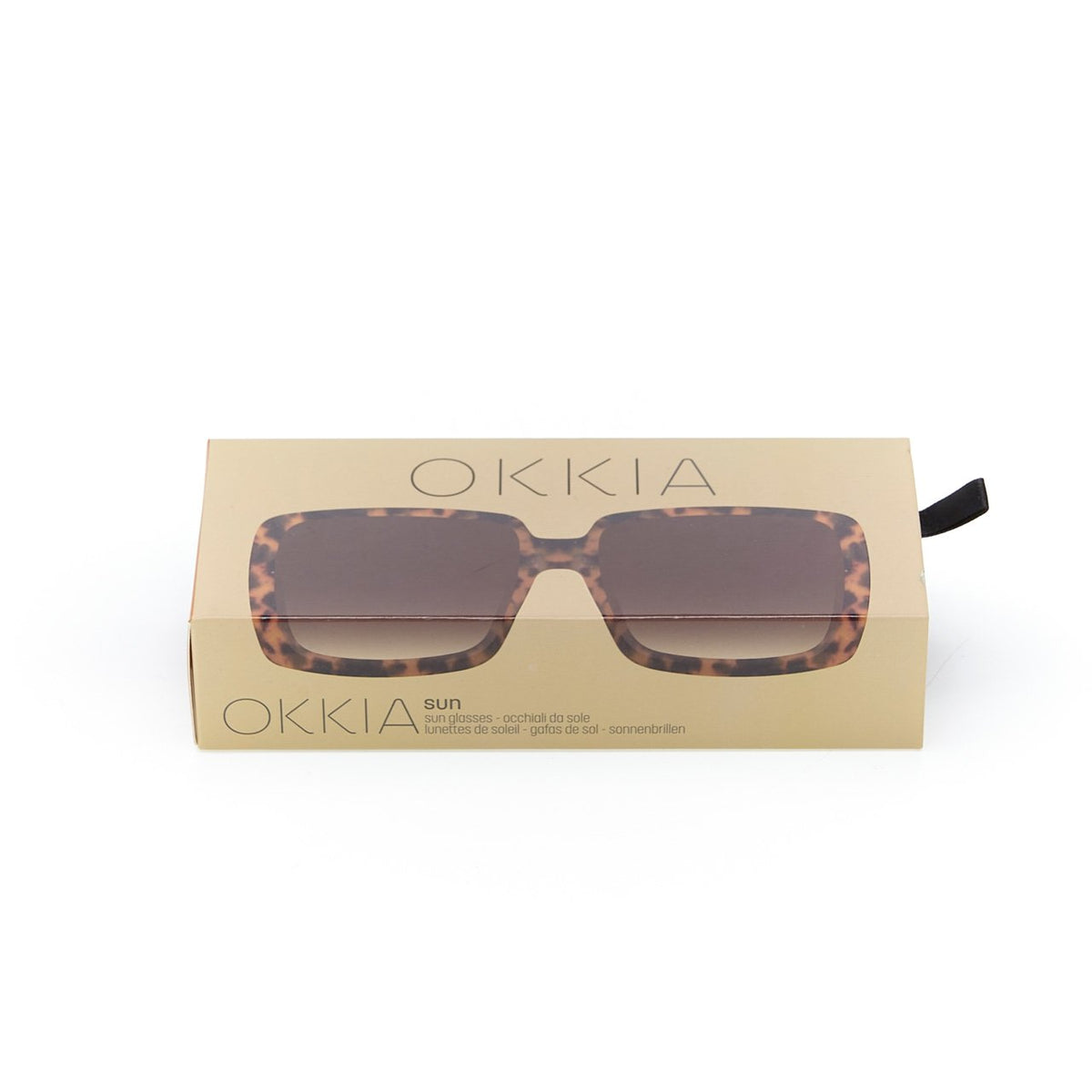 Okkia-Okkia Alessia Unisex Güneş Gözlüğü Klasik Havana-Güneş Gözlüğü-9-roqelvaxirum.shop