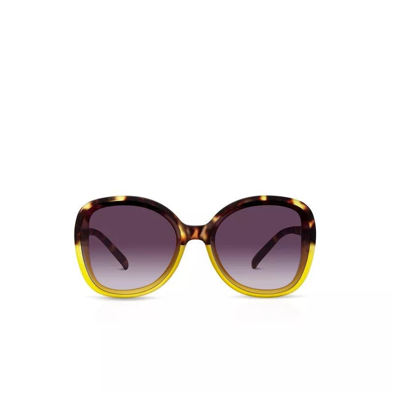 Okkia-Okkia Anna Butterfly Güneş Gözlüğü Havana Sarısı-Güneş Gözlüğü-3-roqelvaxirum.shop