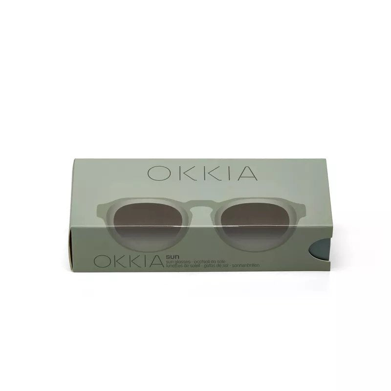 Okkia-Okkia Zeno Round Unisex Yeşil Güneş Gözlüğü Siyah Gradyan-Güneş Gözlüğü-7-roqelvaxirum.shop