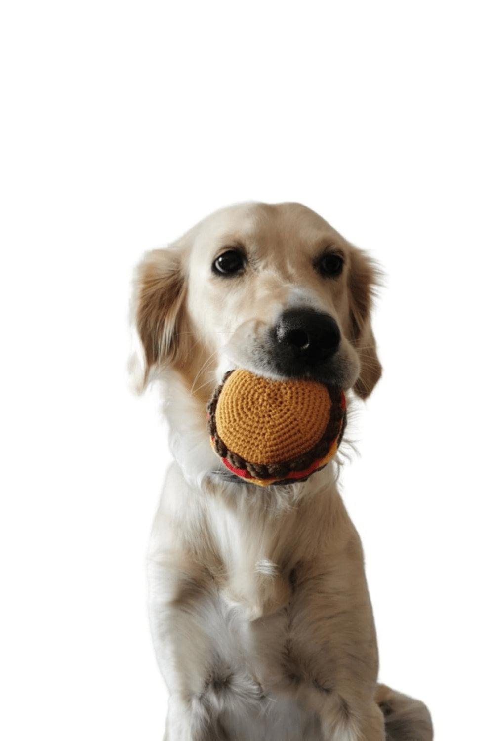 St. Pia-Burger El Yapımı Kedi + Köpek Oyuncağı-Köpek-1-roqelvaxirum.shop