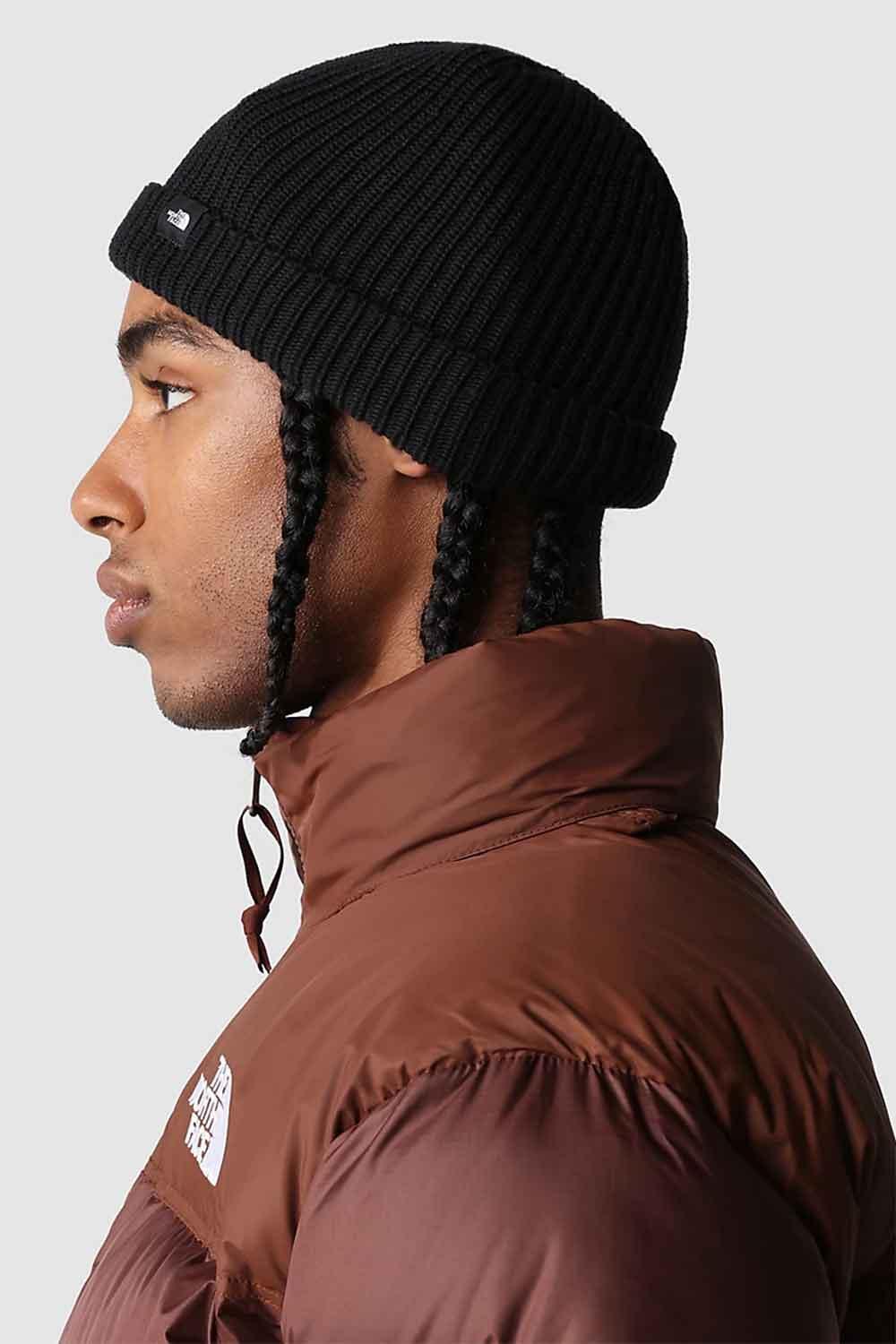 The North Face-Fisherman Beanie Black-Şapka-2-roqelvaxirum.shop