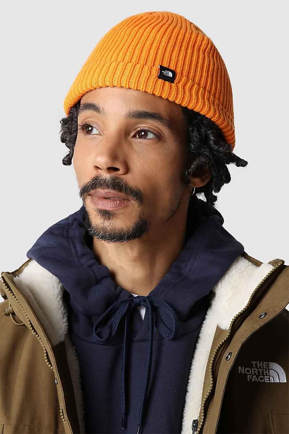 The North Face-Mountain TNF Fisherman Beanie Cone Orange-Şapka-1-roqelvaxirum.shop