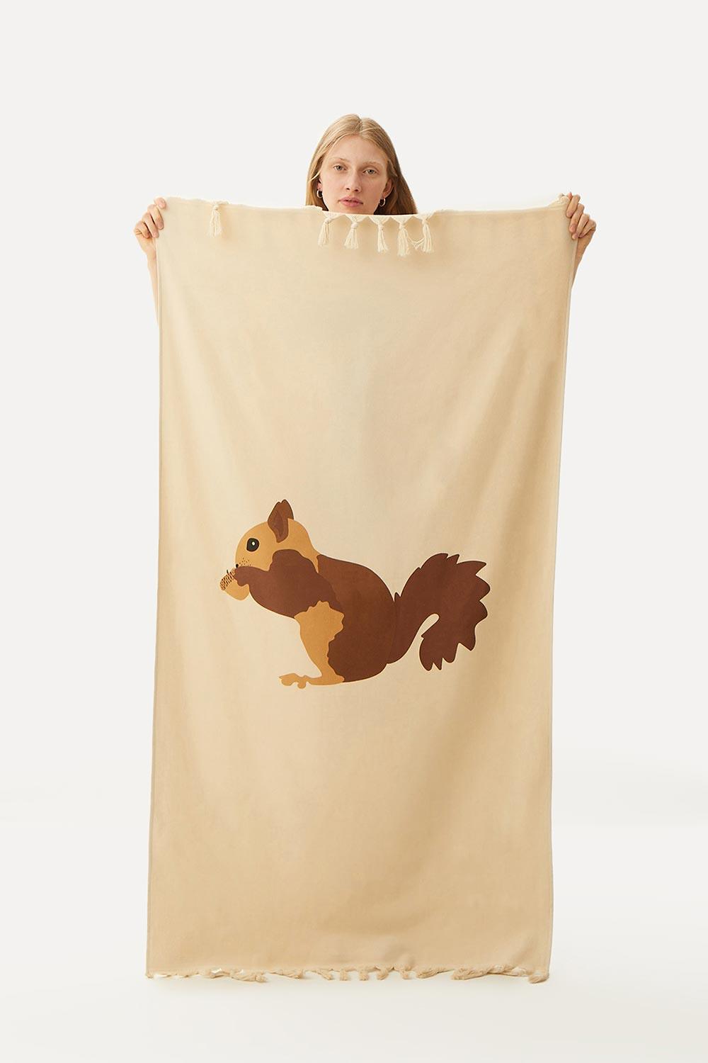 WWF Market-Sincap Havlu Peştamal - Krem-Plaj Havlusu-2-roqelvaxirum.shop