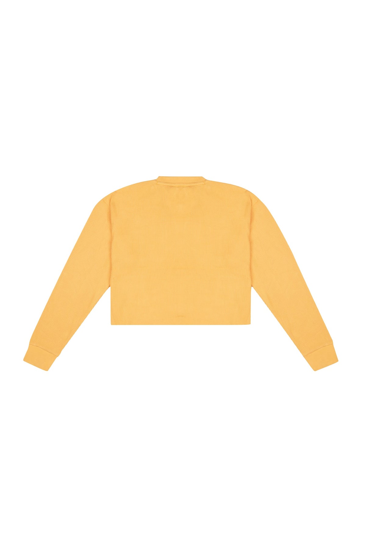 Waffle Sweatshirt - Sarı
