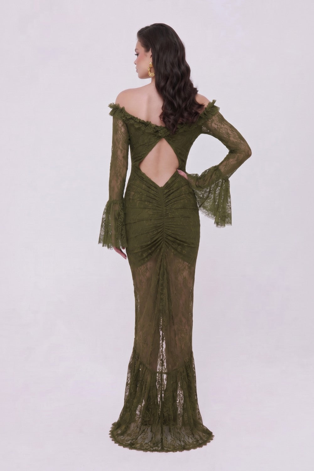 Luna B-Dubai Elbise, Yeşil-Elbise-2-roqelvaxirum.shop