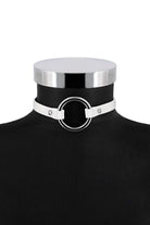Ring Choker White Silver - 0