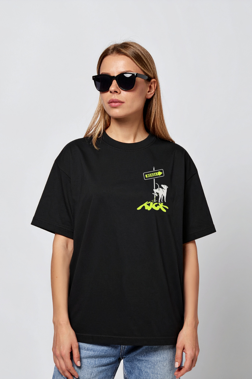 Dog Pee Tee - Unisex Tasarım T - Shırt - Regular Fit - 2