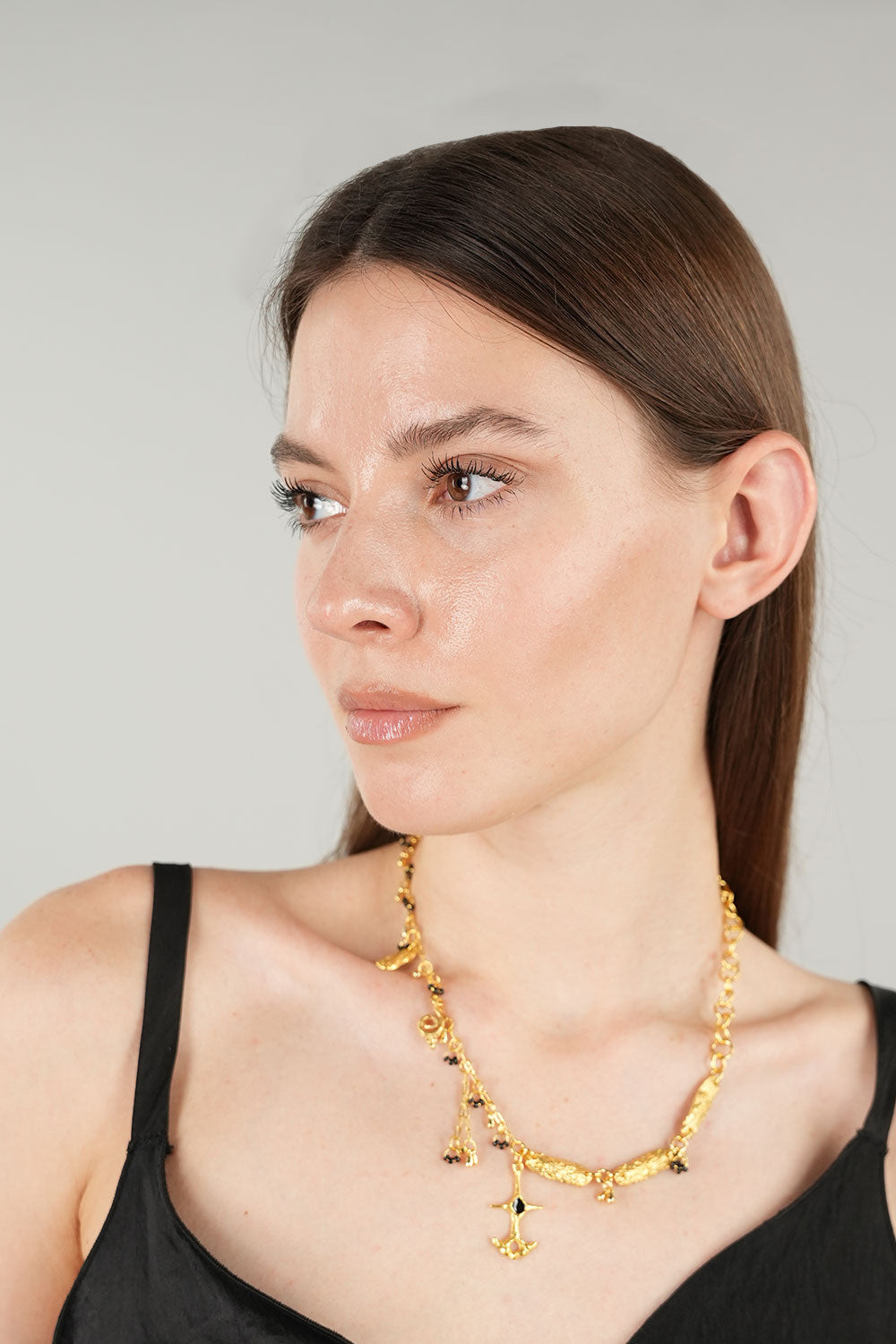 Enuma Kolye Gold Siyah - 0
