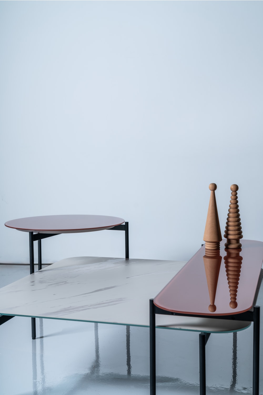 Berlin Sehpa Seti (3’Lü) | Geometrik Tasarım, Modern & Minimal Çift Sehpa - 1