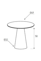 Modern Yeşil Sehpa Cone | Yeşil Tonlarıyla Salon Ve Balkon İçin Dekoratif Sehpa - 2
