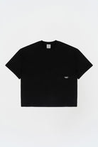 Kısa Kollu Heykel Baskılı Box Fit Siyah T-Shirt - 2