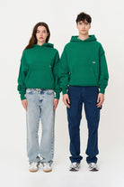 Yeşil Oversize Hoodie - 1