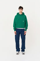 Yeşil Oversize Hoodie - 5