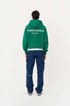 Yeşil Oversize Hoodie - 6