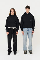 Siyah Oversize Hoodie - 1