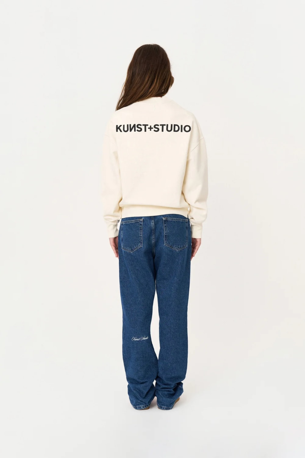 Ekru Oversize Sweatshirt - 4