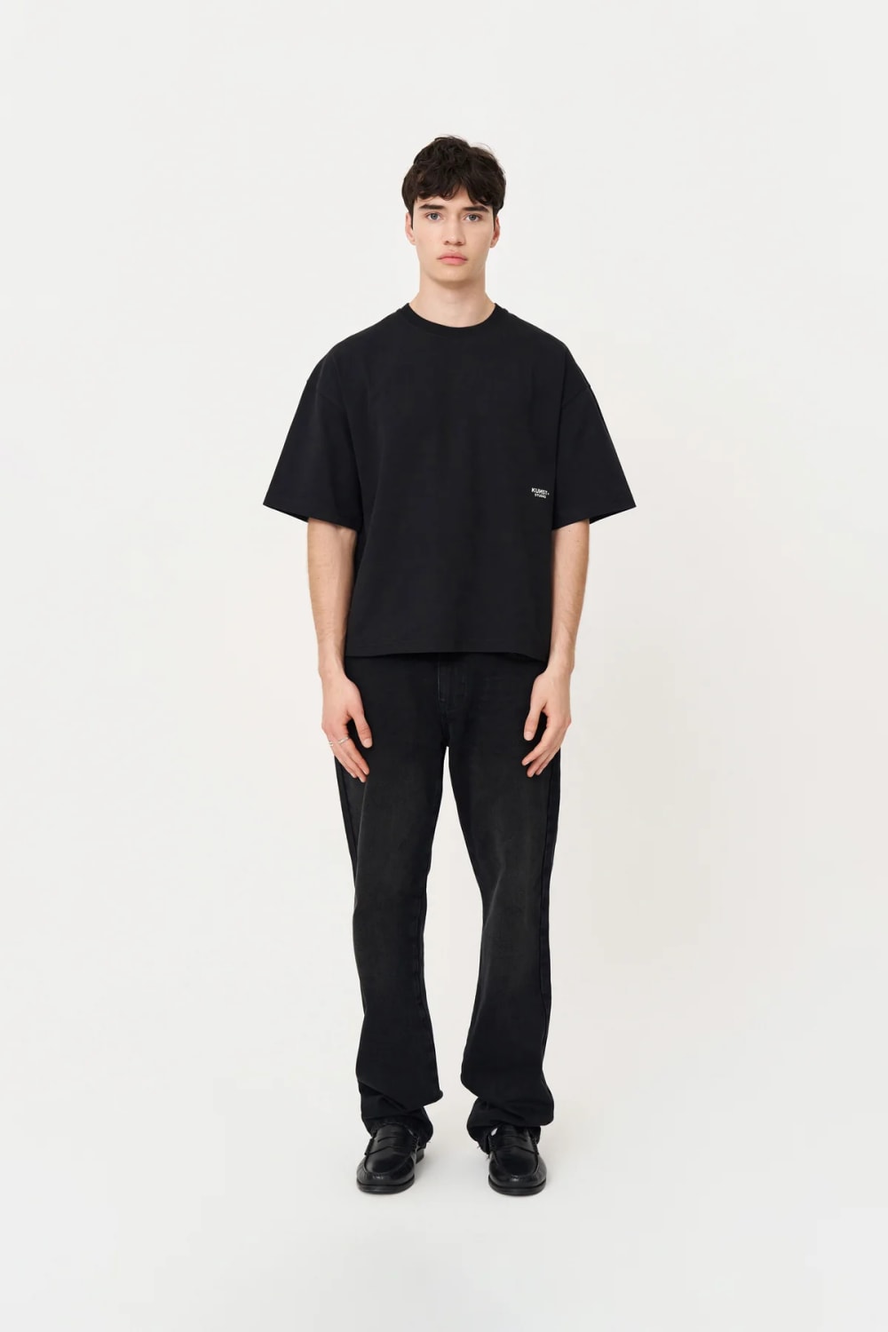 Siyah Straight Fit Jean - 6