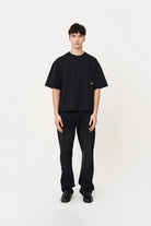 Siyah Straight Fit Jean - 6