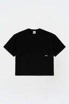 Kısa Kollu Baskılı Box Fit Siyah T-Shirt - 2