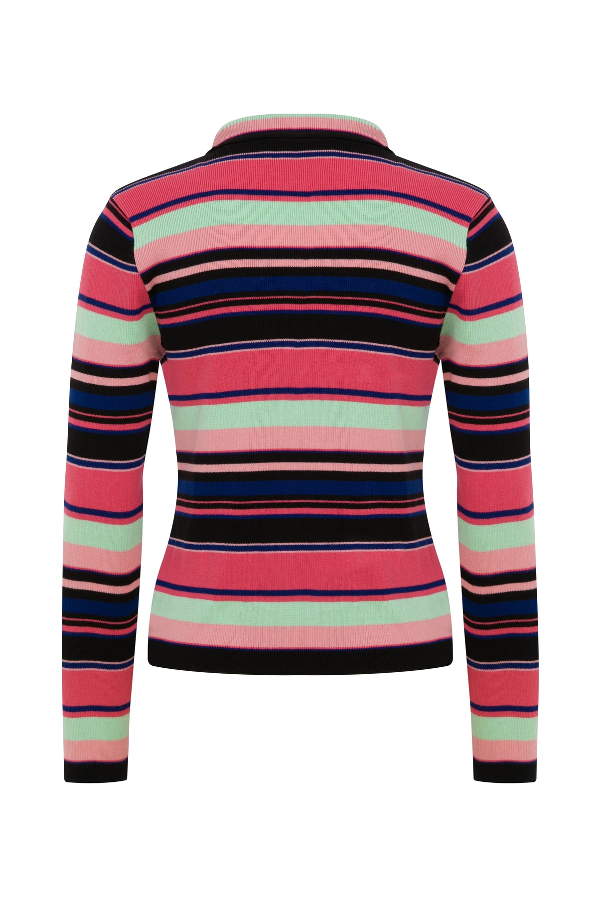 Celine Striped Knitted Top - 2