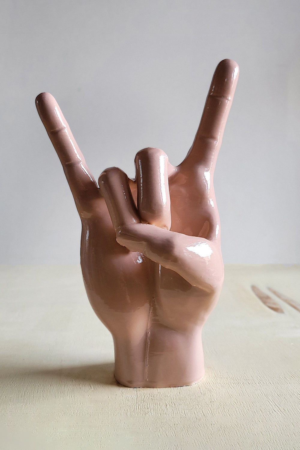 Rock El Figürü | Gül Rengi - 1