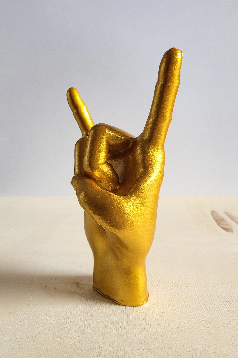 Rock El Figürü | Sarı Altın - 8