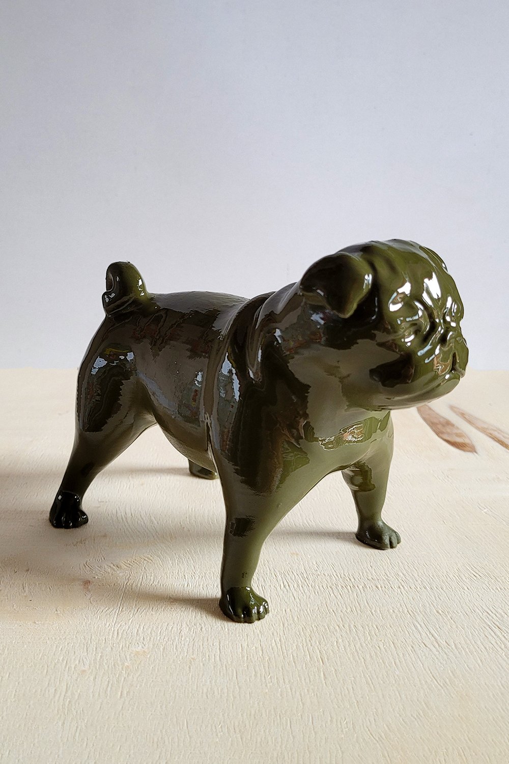 Pug Köpek Figürü | Kına - 2