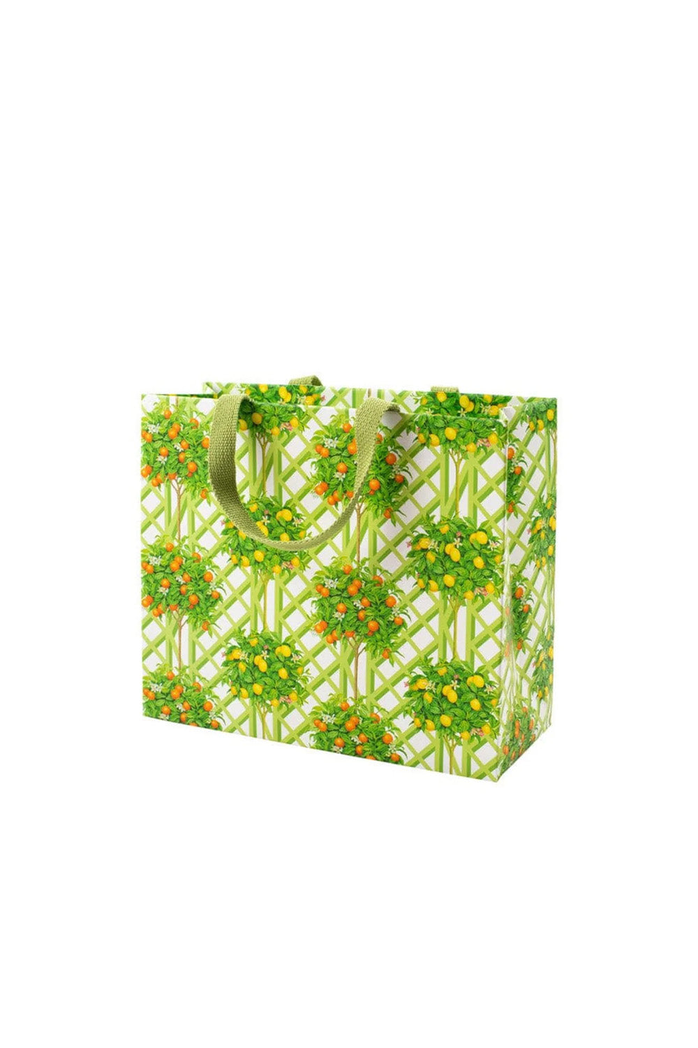 Citrus Topiaries Large Gift Bag In White - 1 Each - 0